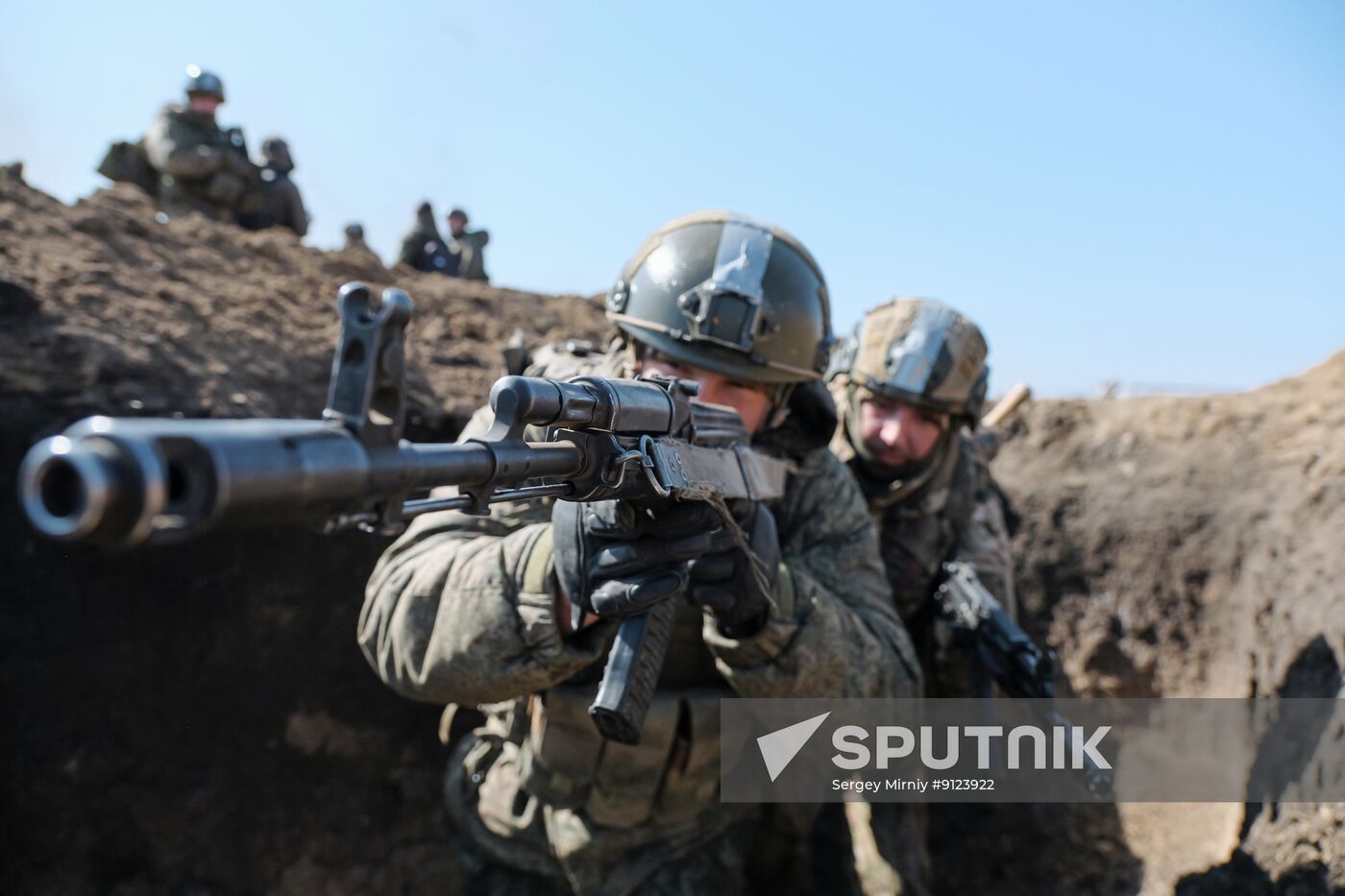 Russia Ukraine Military Operation Troops Training