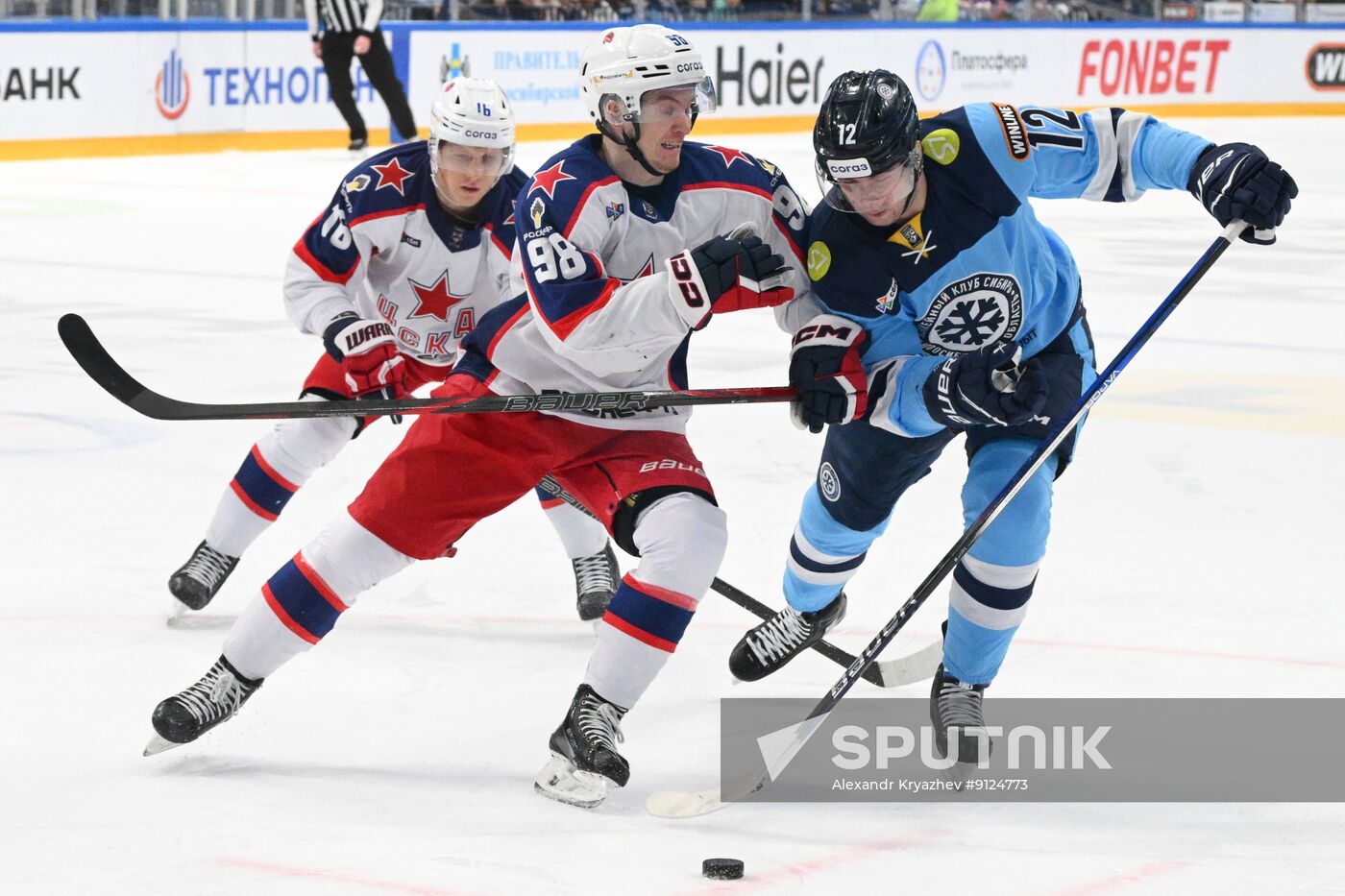 Russia Ice Hockey Kontinental League Sibir - CSKA