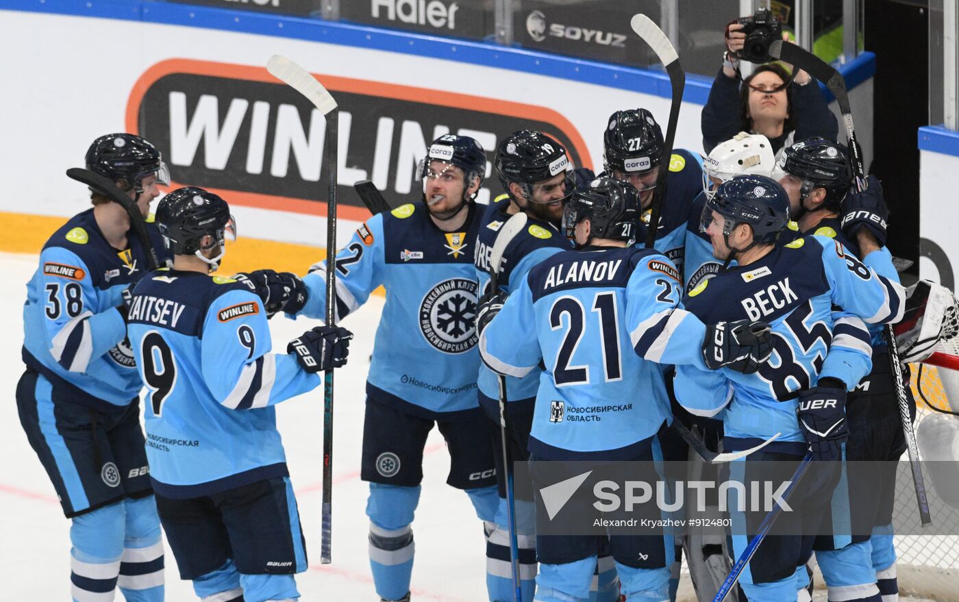 Russia Ice Hockey Kontinental League Sibir - CSKA