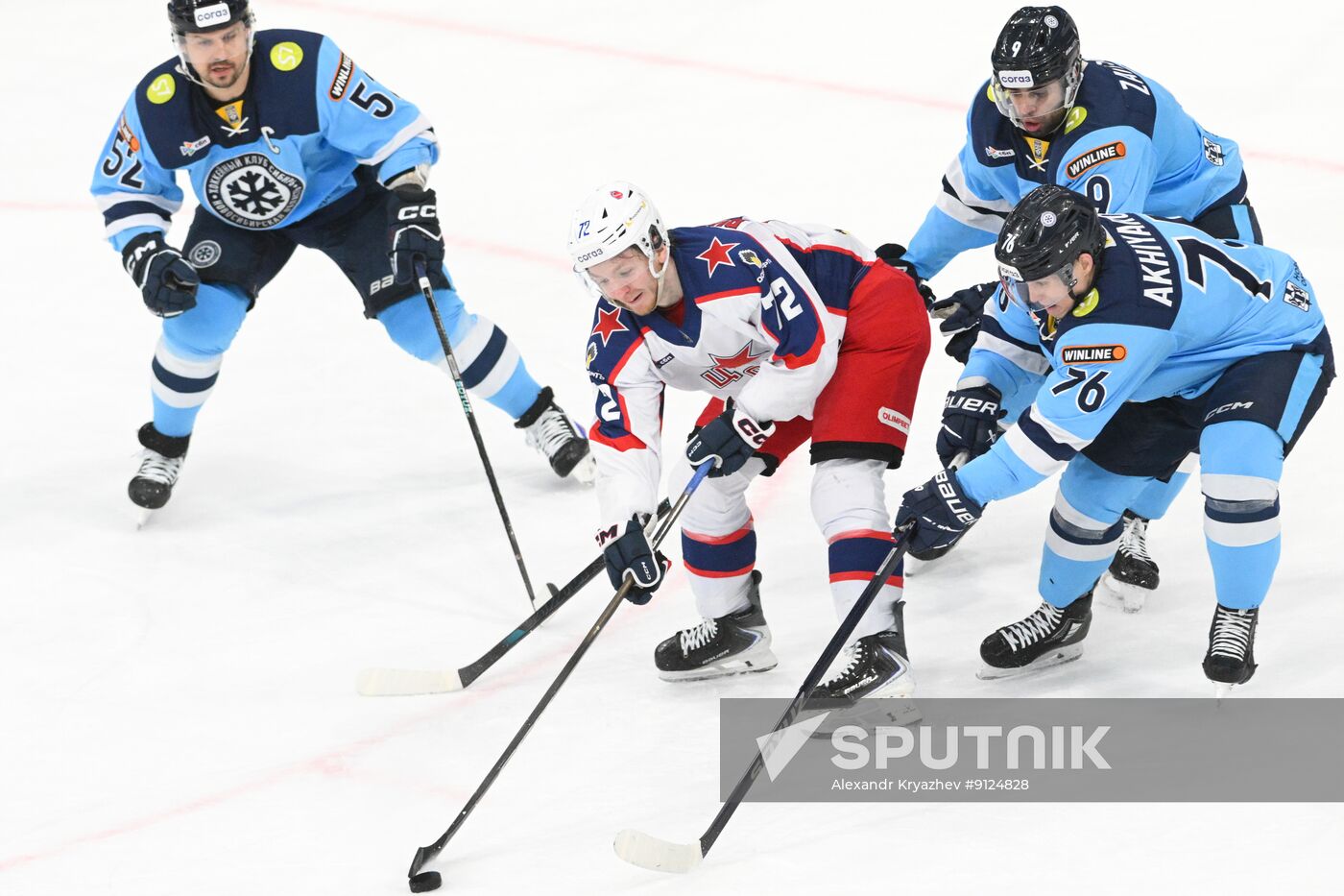 Russia Ice Hockey Kontinental League Sibir - CSKA