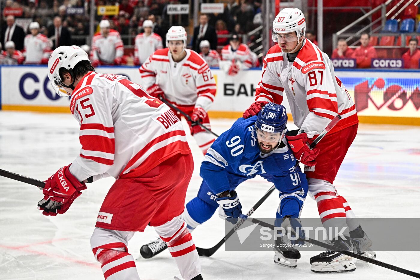 Russia Ice Hockey Kontinental League Spartak - Dynamo
