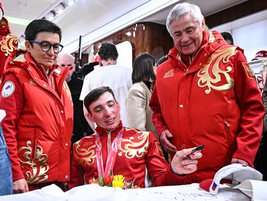 Russia Paralympics 2026 Athletes Honouring