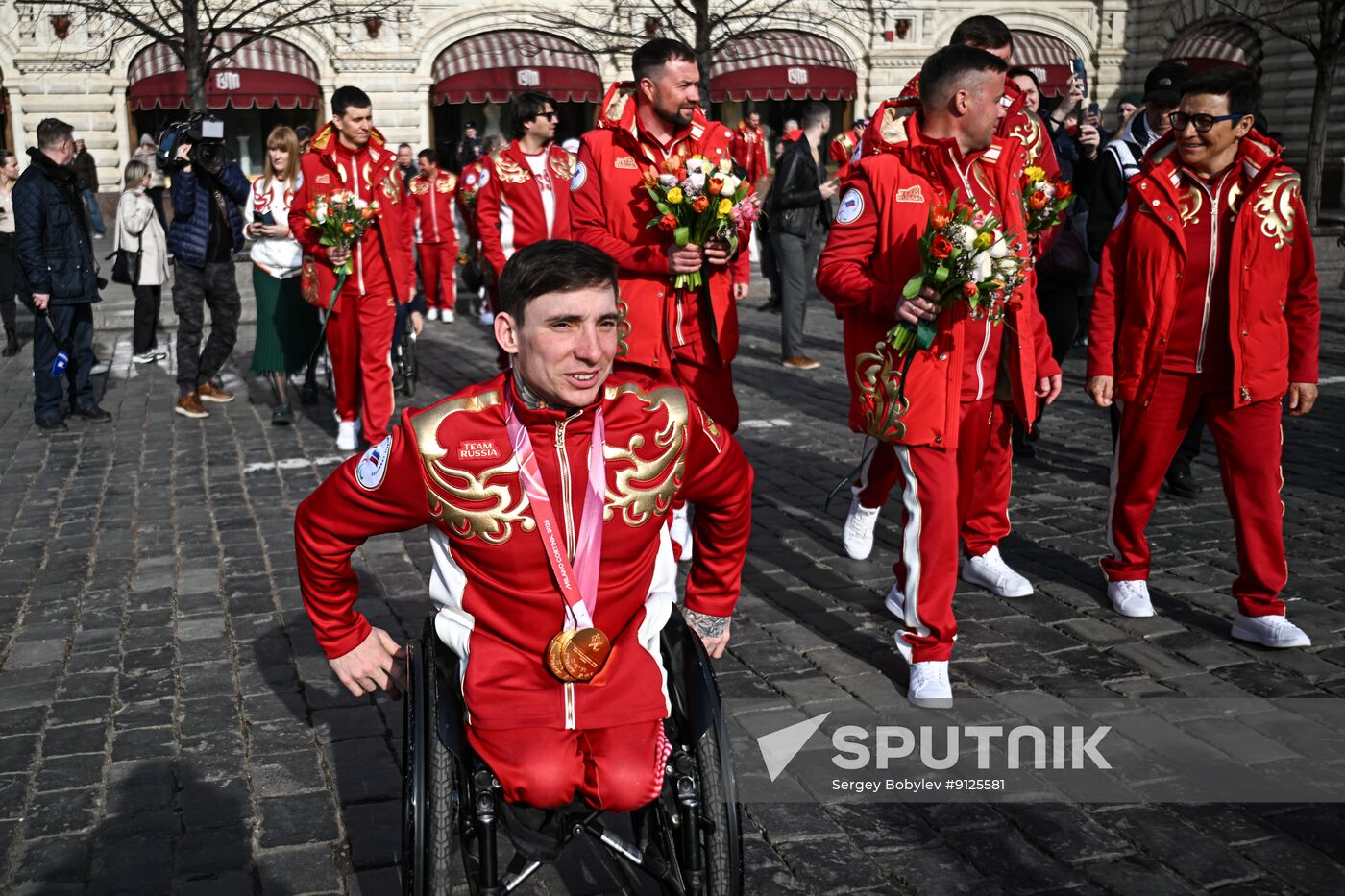 Russia Paralympics 2026 Athletes Honouring