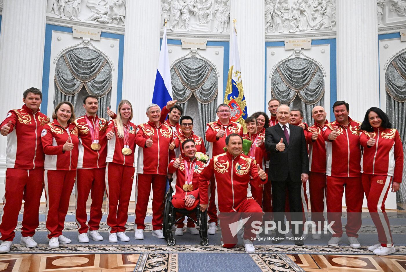 Russia Putin Paralympic Athletes