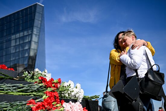 Russia Concert Hall Terrorist Attack Anniversary