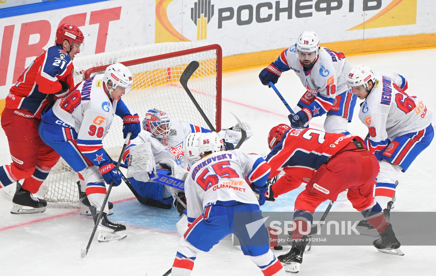 Russia Ice Hockey Kontinental League CSKA - SKA