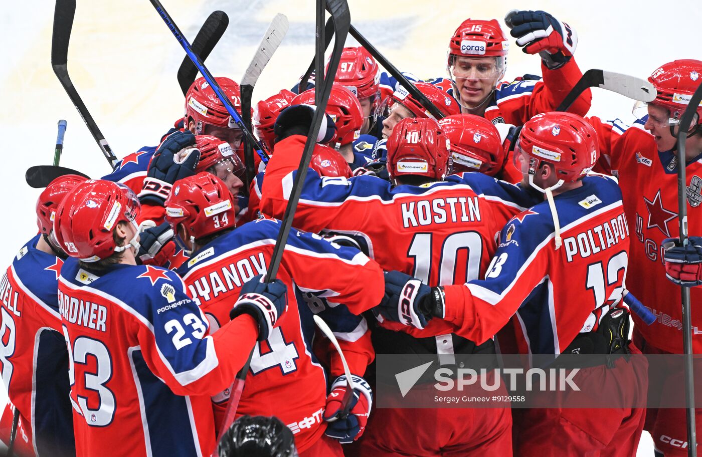 Russia Ice Hockey Kontinental League CSKA - SKA