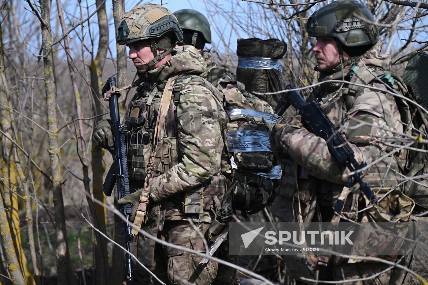 Russia Ukraine Military Operation Troops Training