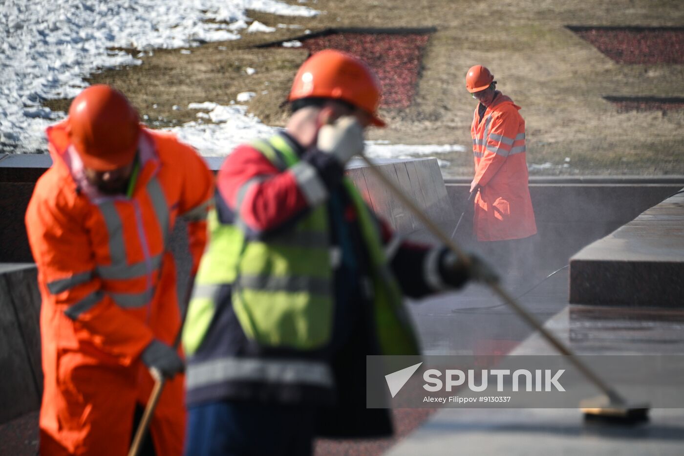 Russia Fountain Season Preparations