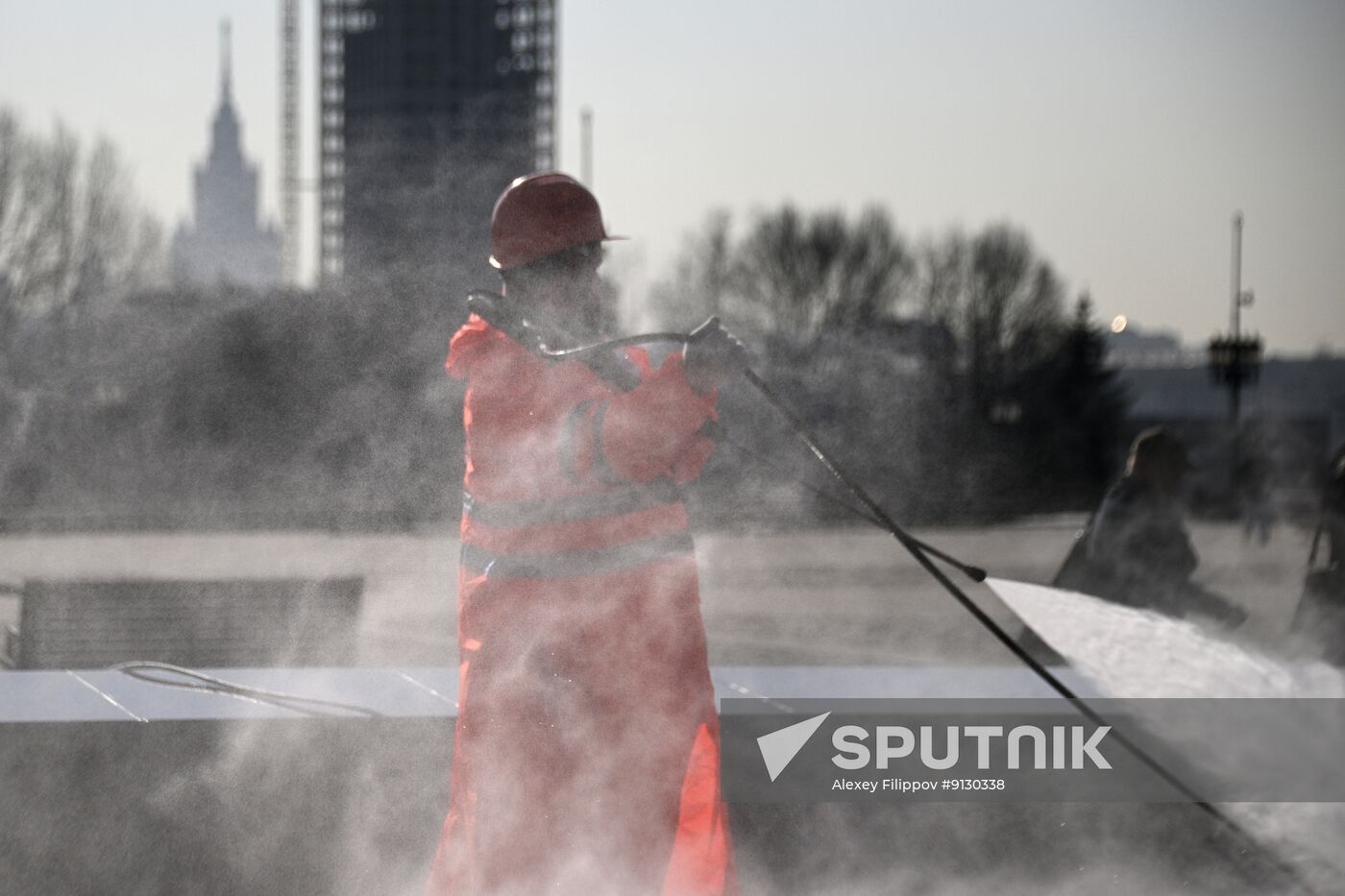 Russia Fountain Season Preparations