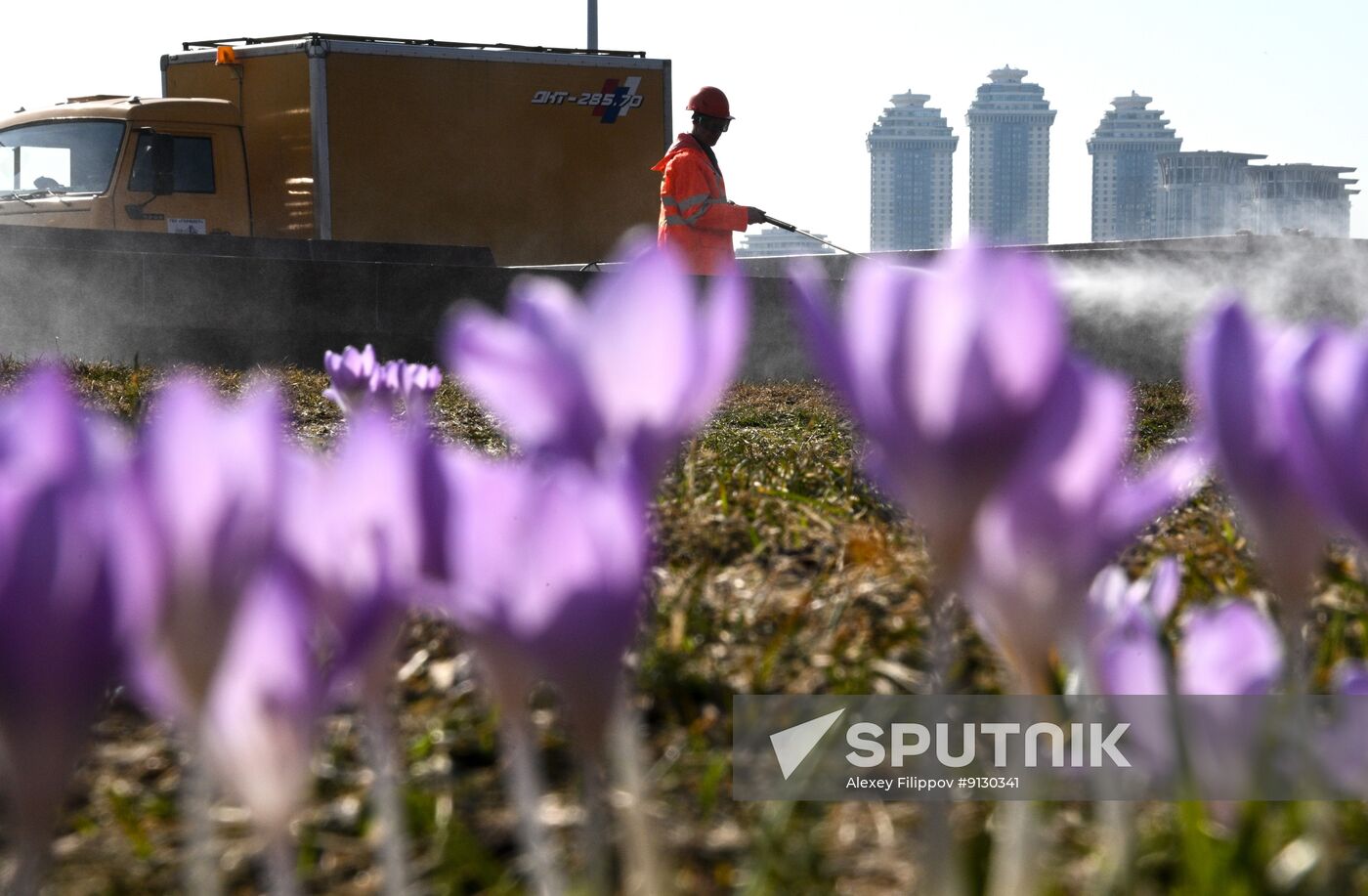 Russia Fountain Season Preparations