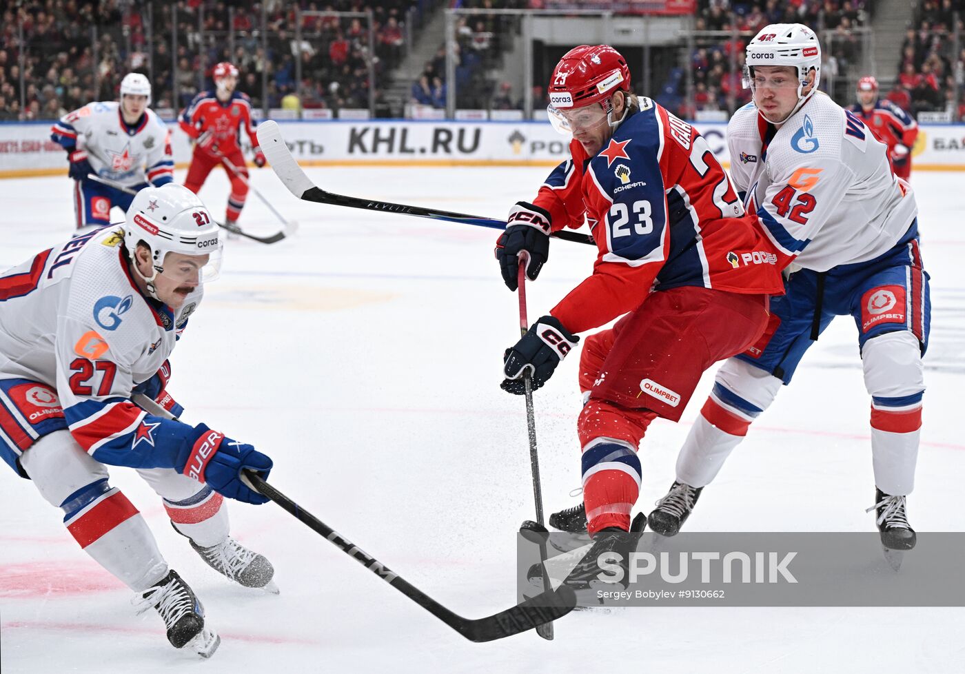 Russia Ice Hockey Kontinental League CSKA - SKA