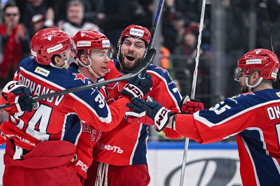 Russia Ice Hockey Kontinental League CSKA - SKA