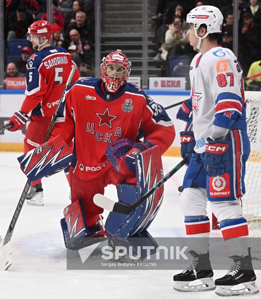 Russia Ice Hockey Kontinental League CSKA - SKA