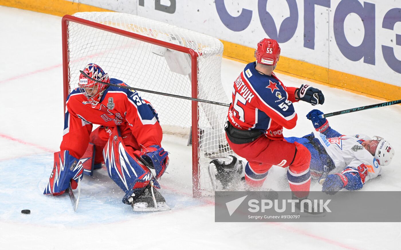 Russia Ice Hockey Kontinental League CSKA - SKA