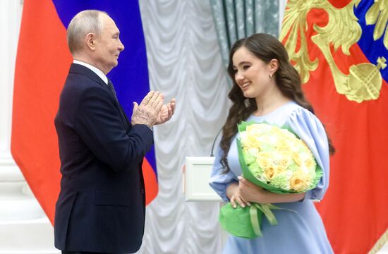 Russia Putin Culture Presidential Prizes