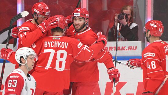 Russia Ice Hockey Kontinental League Spartak - Lokomotiv