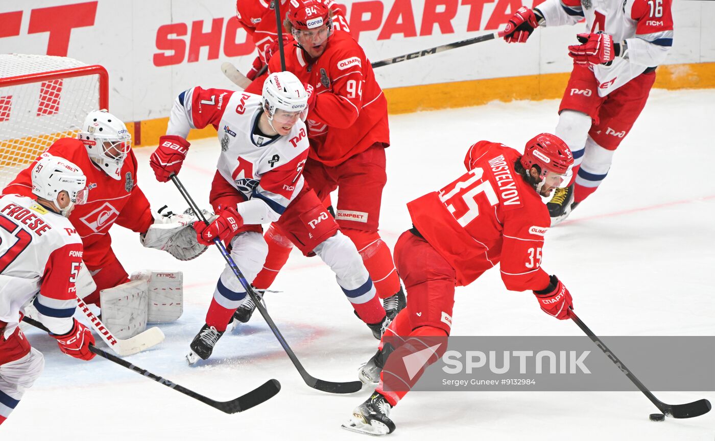 Russia Ice Hockey Kontinental League Spartak - Lokomotiv