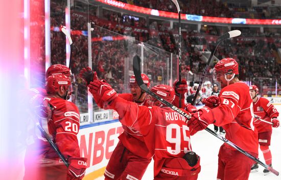 Russia Ice Hockey Kontinental League Spartak - Lokomotiv