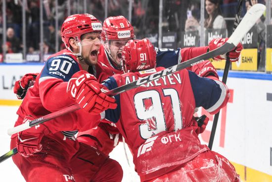 Russia Ice Hockey Kontinental League Lokomotiv - Spartak