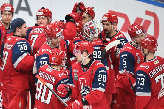 Russia Ice Hockey Kontinental League Lokomotiv - Spartak