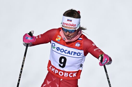 Russia Cross-Country Skiing Cup Women Mass Start