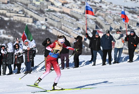 Russia Cross-Country Skiing Cup Women Mass Start