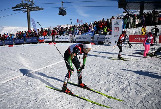 Russia Cross-Country Skiing Cup Women Mass Start