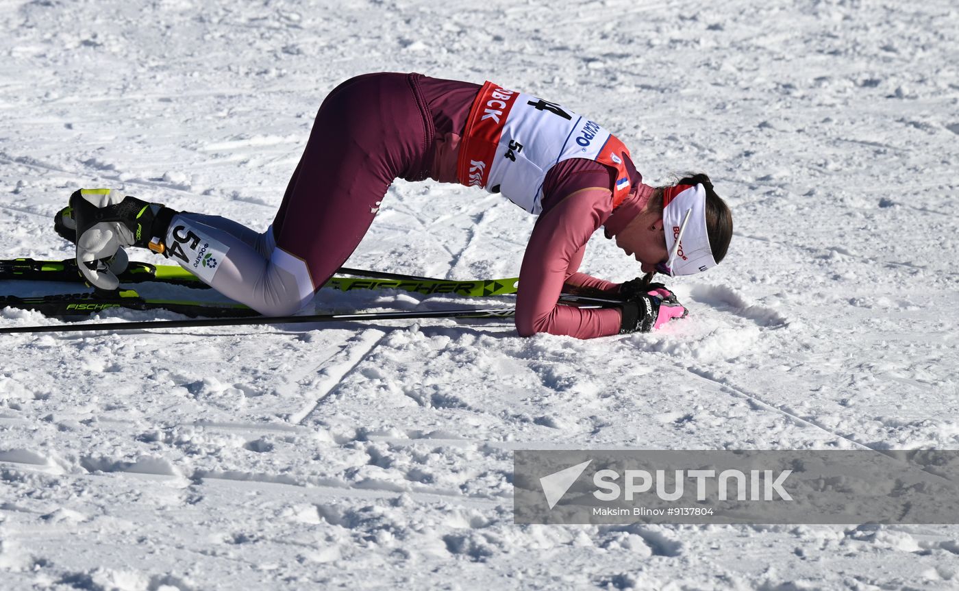 Russia Cross-Country Skiing Cup Women Mass Start
