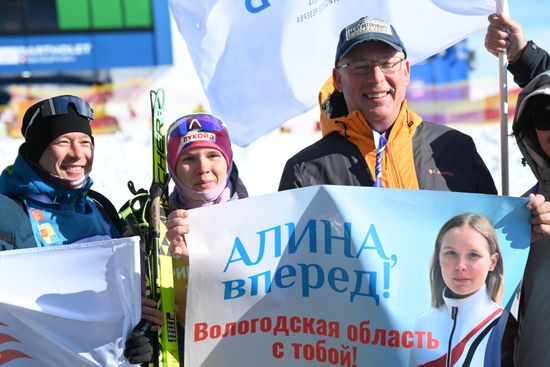 Russia Cross-Country Skiing Cup Women Mass Start