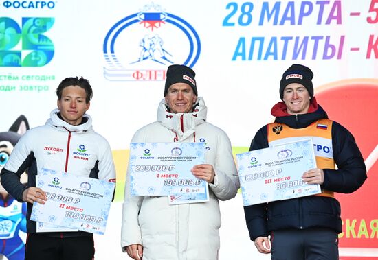 Russia Cross-Country Skiing Cup Awarding