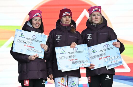 Russia Cross-Country Skiing Cup Awarding