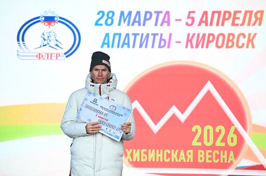 Russia Cross-Country Skiing Cup Awarding
