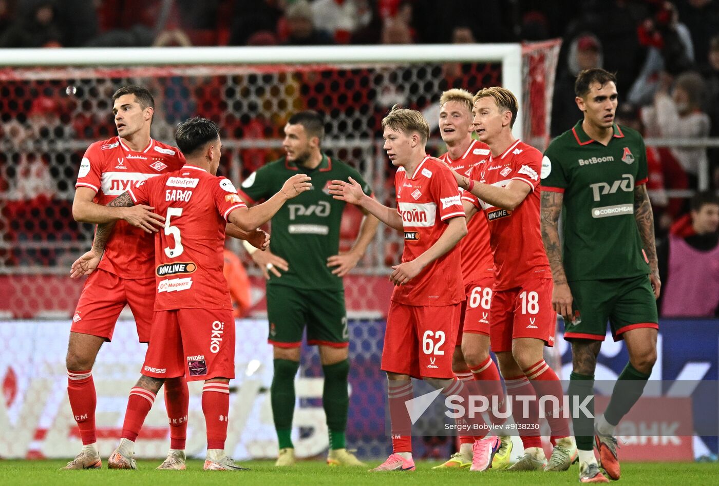 Russia Soccer Premier-League Spartak - Lokomotiv