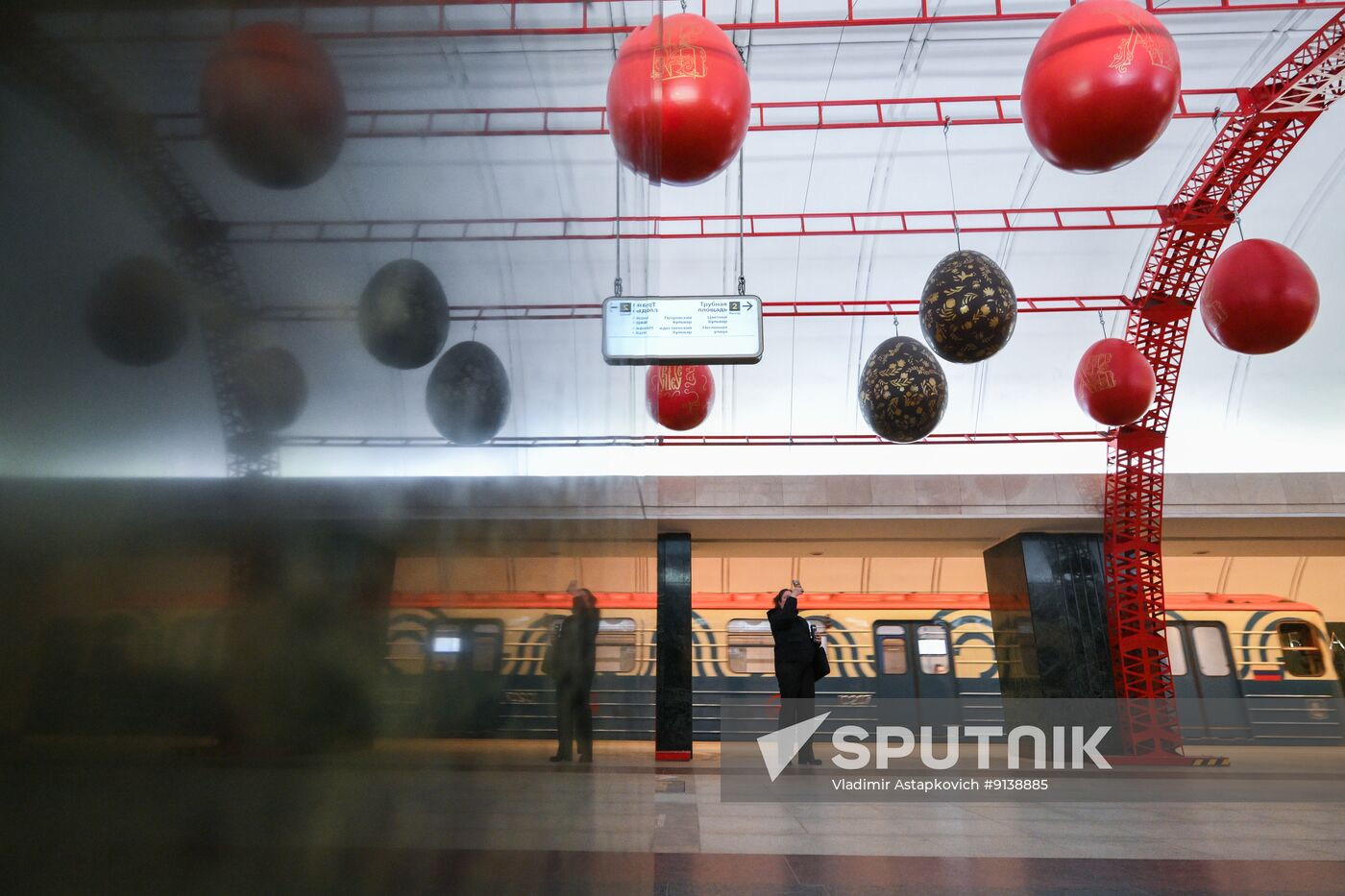 Russia Religion Easter Preparations Metro