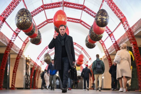 Russia Religion Easter Preparations Metro