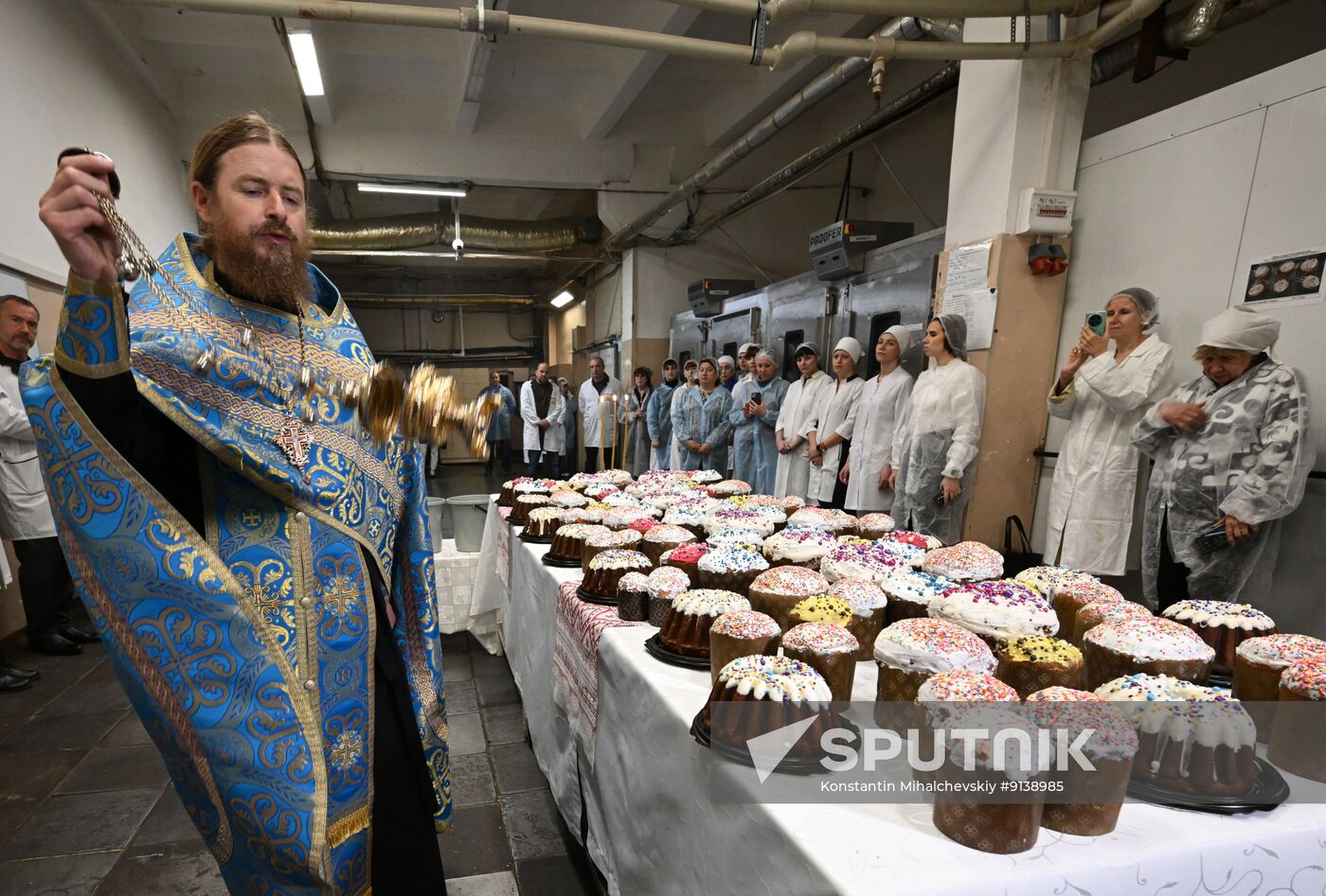 Russia Religion Easter Preparations Cakes