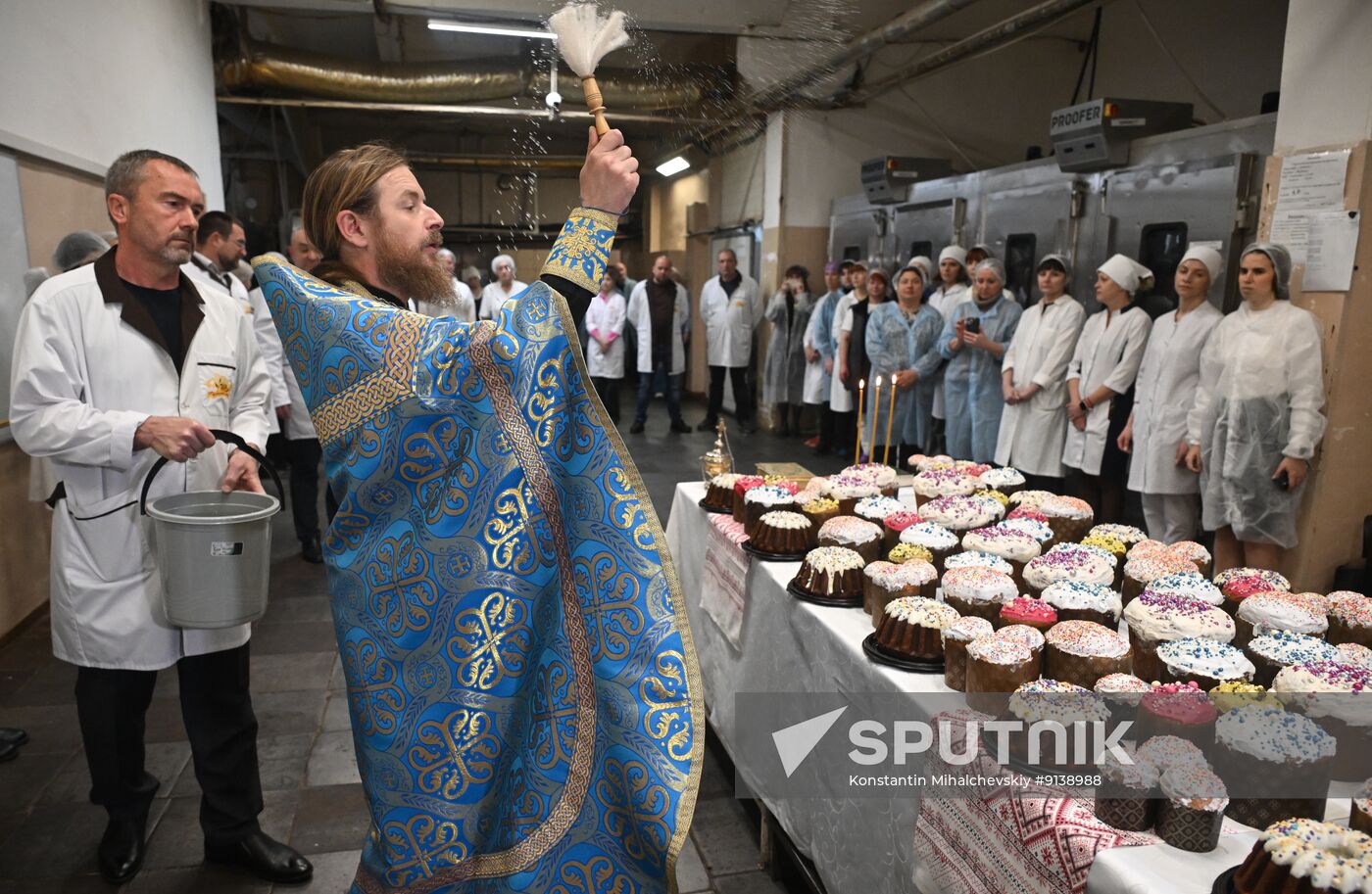 Russia Religion Easter Preparations Cakes