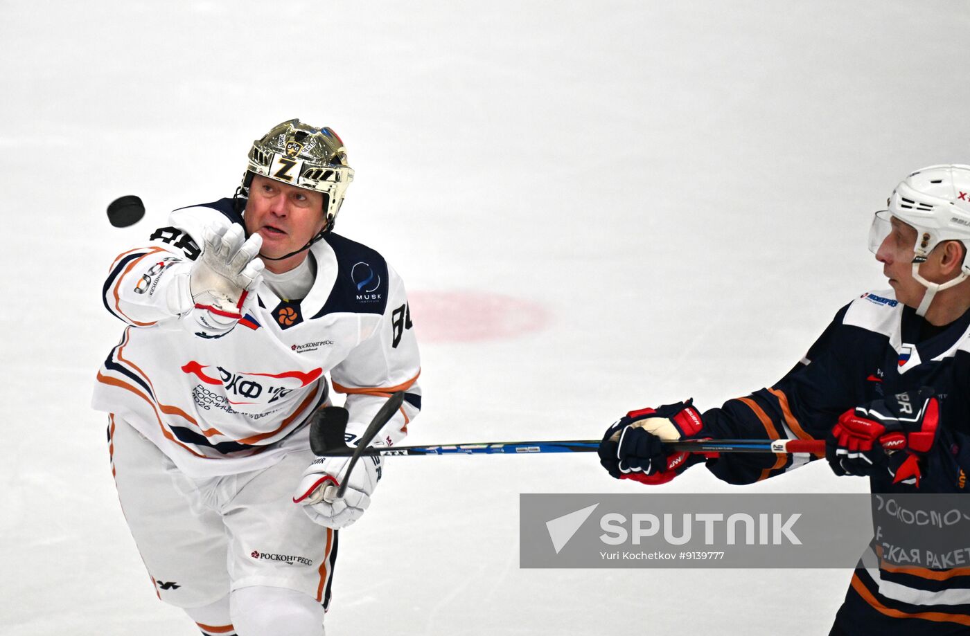 Russia Space Forum Ice Hockey Gala