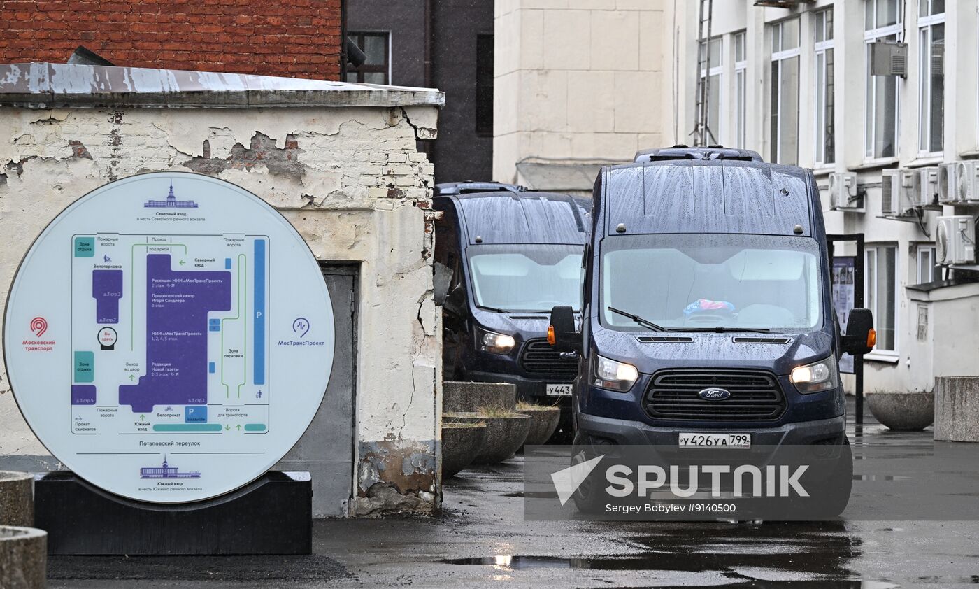 Russia Media Outlet Searches