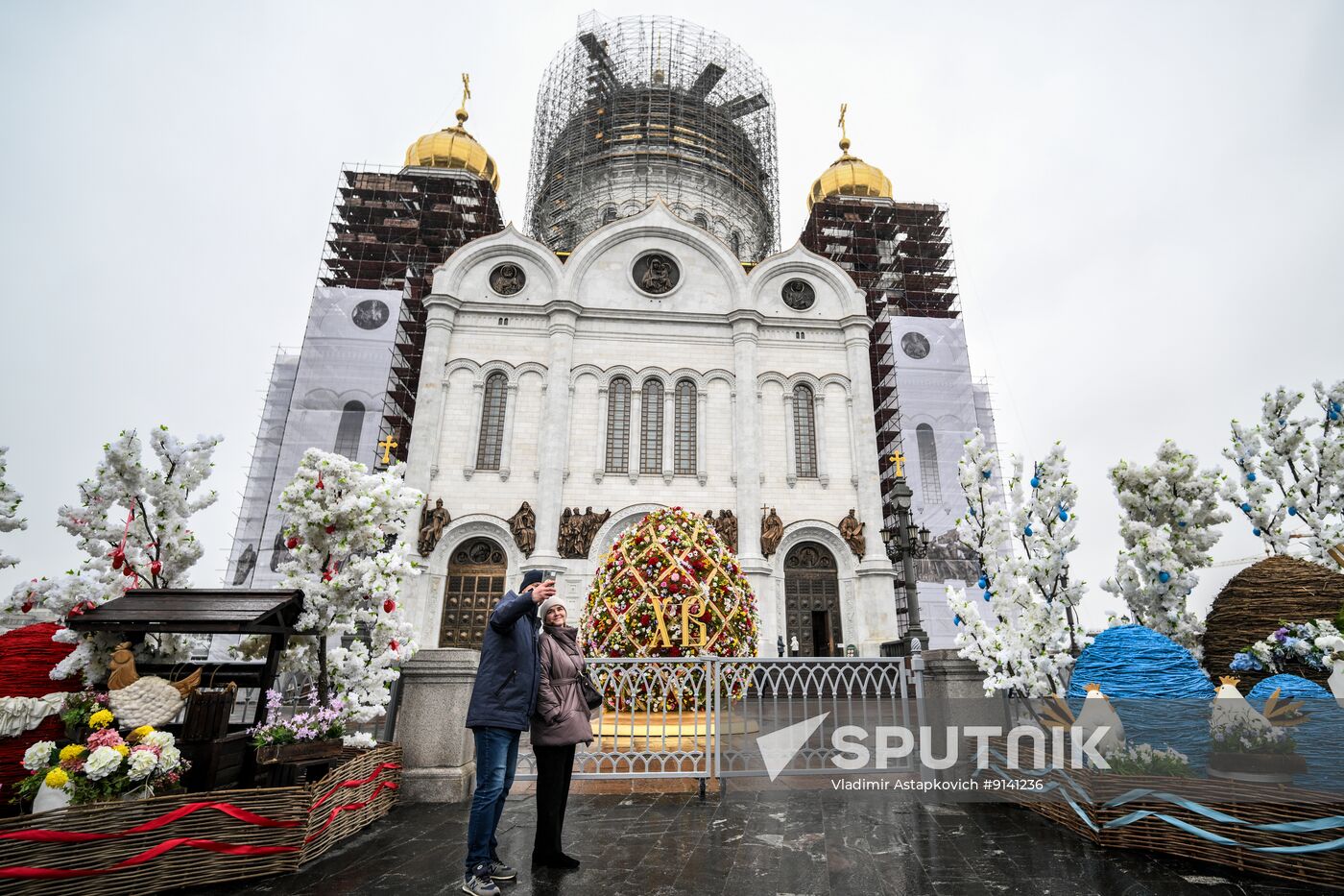 Russia Religion Easter Preparations
