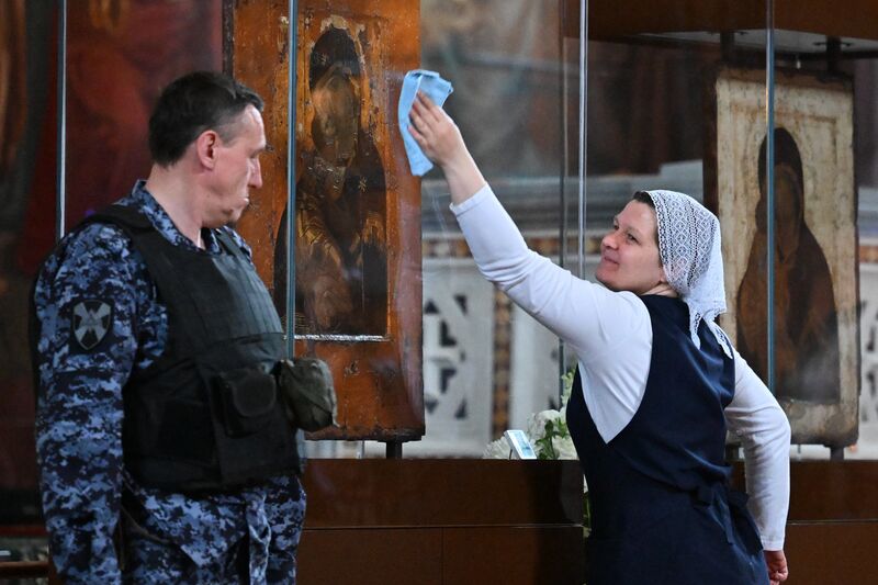 Russia Religion Orthodox Easter Preparations