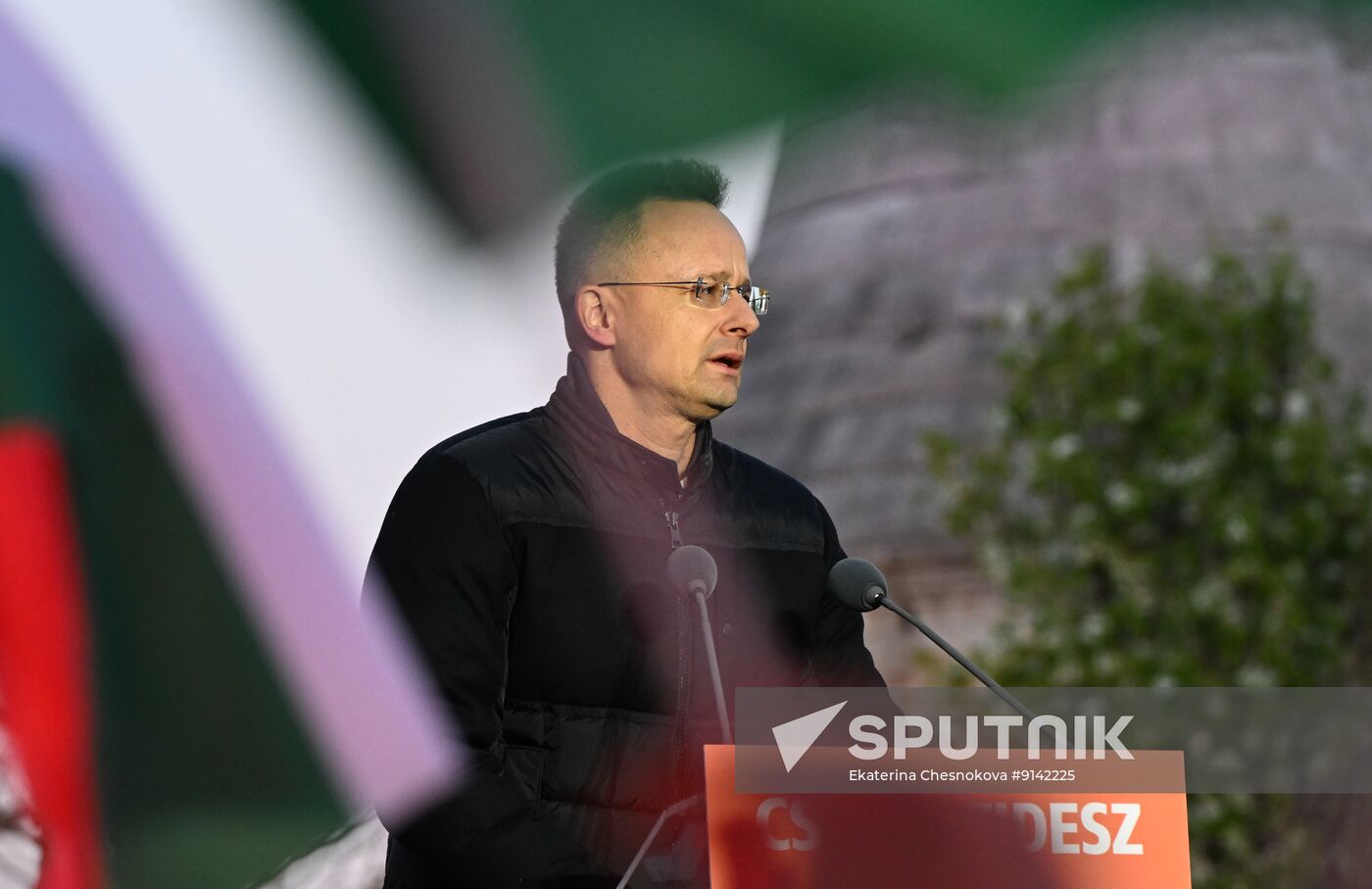 Hungary Parliamentary Election Orban Rally