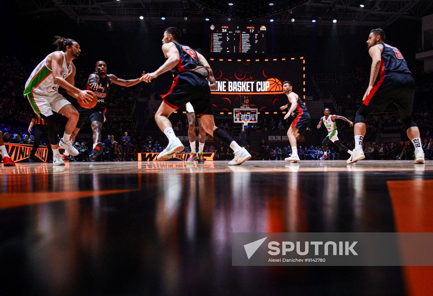 Russia Basketball Basket Cup CSKA - UNICS