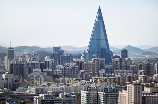North Korea Pyongyang Cityscapes