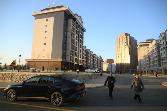 North Korea Pyongyang Cityscapes