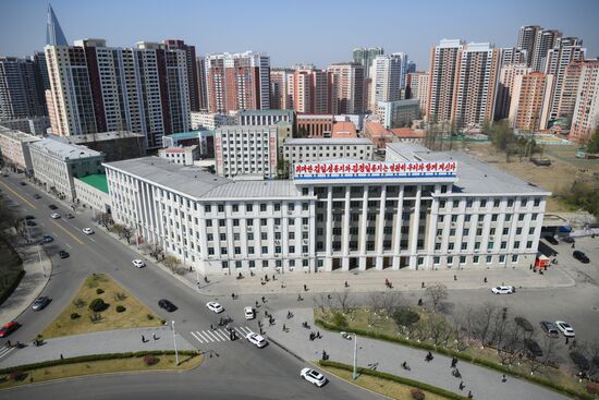 North Korea Pyongyang Cityscapes