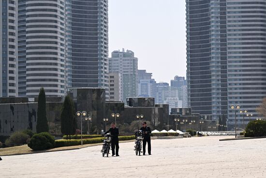 North Korea Pyongyang Cityscapes