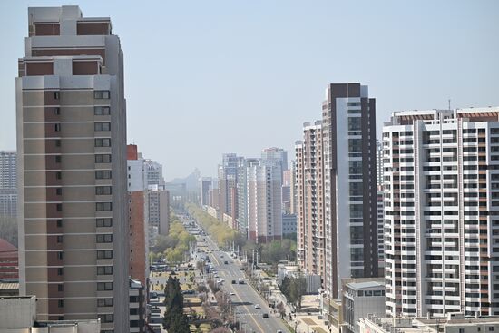North Korea Pyongyang Cityscapes
