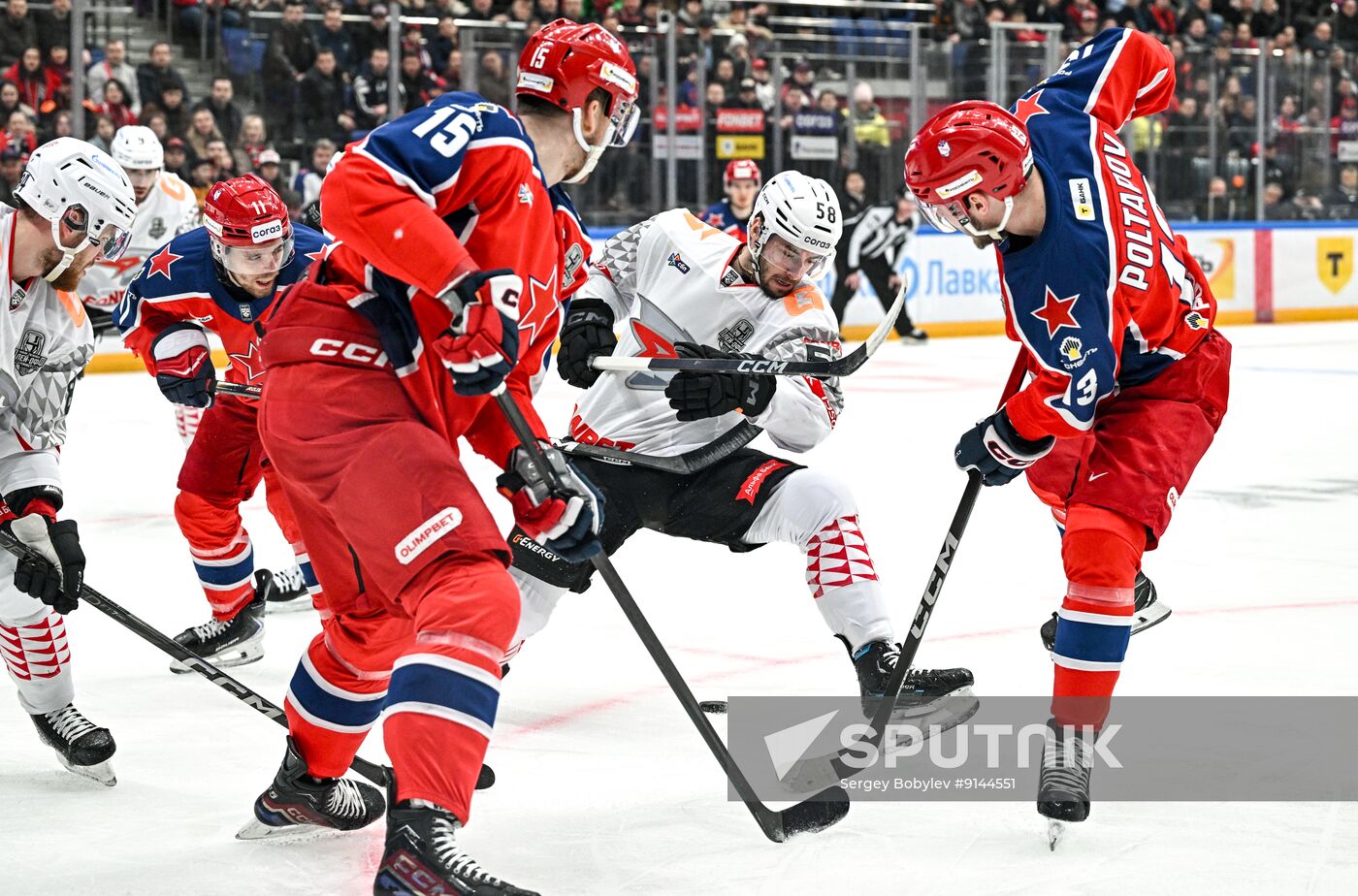 Russia Ice Hockey Kontinental League CSKA - Avangard